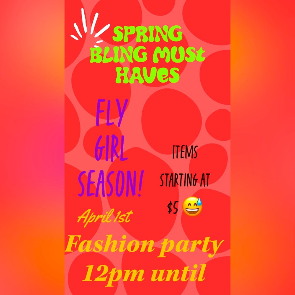 Clothing, coats, purses, shoes, and accessories let’s get fly for the spring!